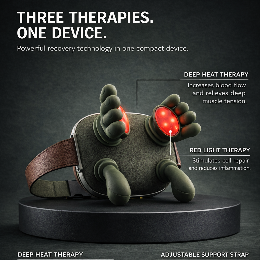 KnotAway Hands-Free Neck & Shoulder Massager