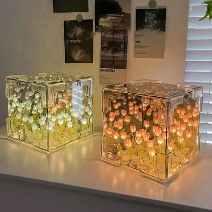 Bloomora™ Eternal Bloom Crystal Cube