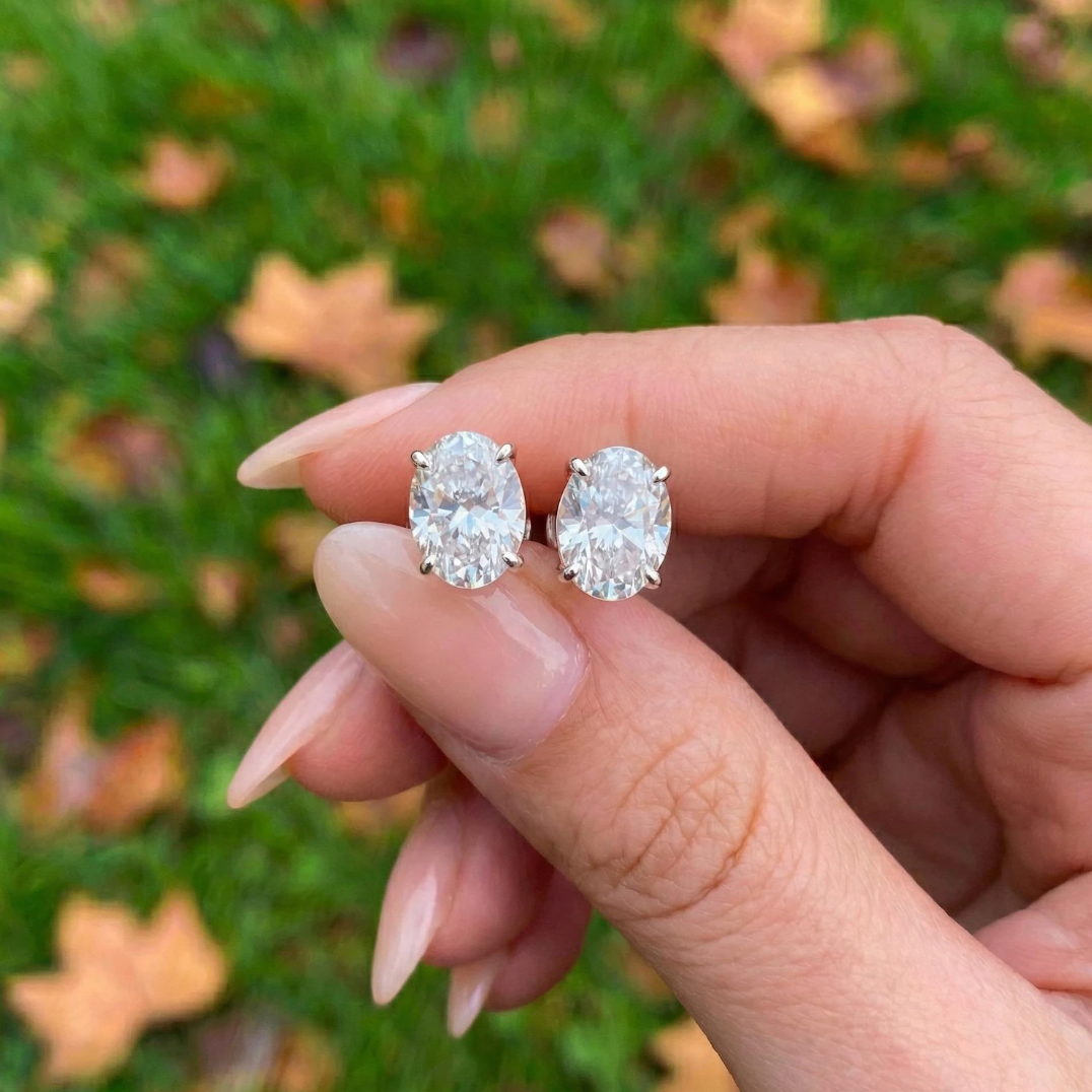 Celestia™ Oval-Cut Sparkle Earrings