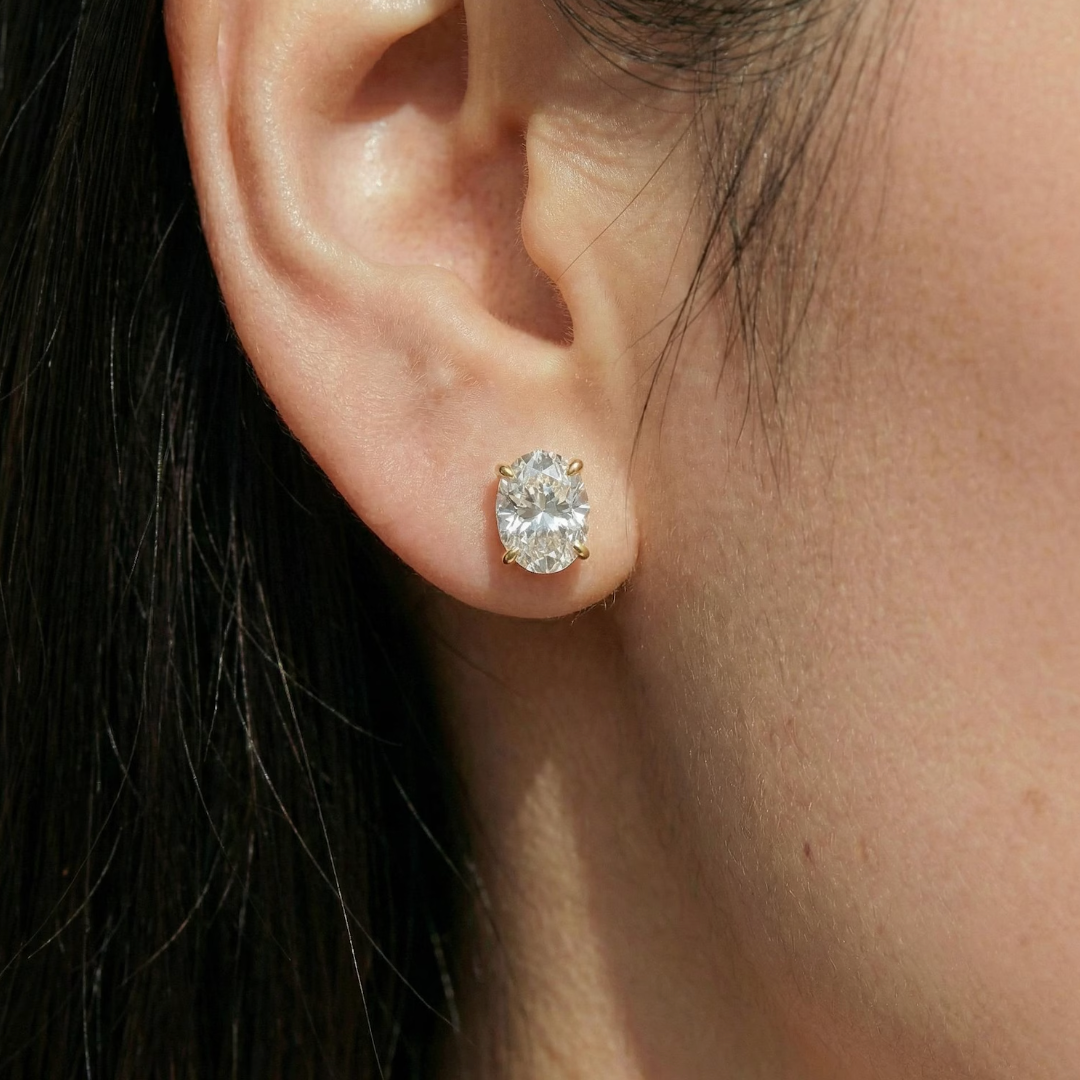 Celestia™ Oval-Cut Sparkle Earrings