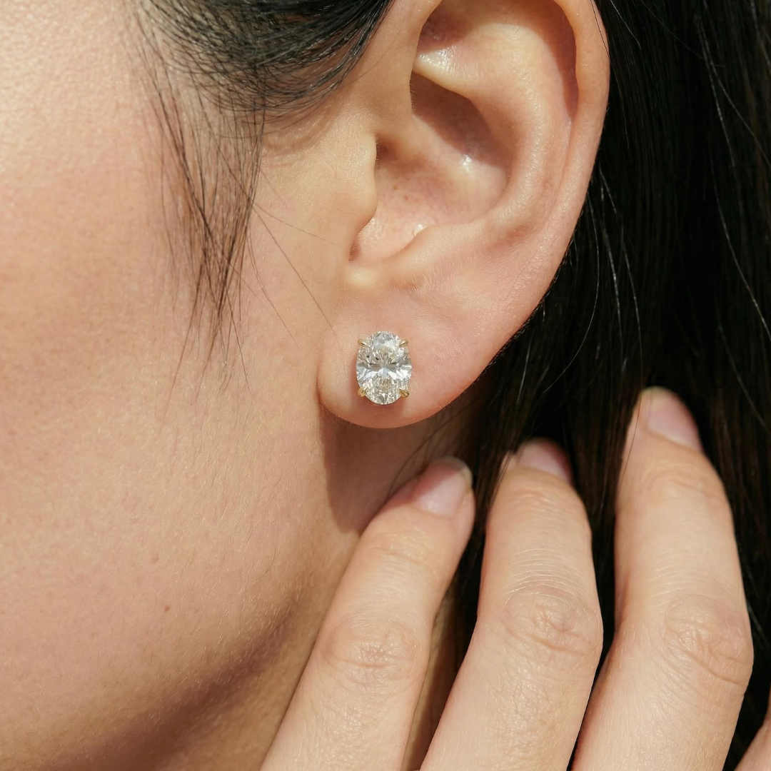 Celestia™ Oval-Cut Sparkle Earrings