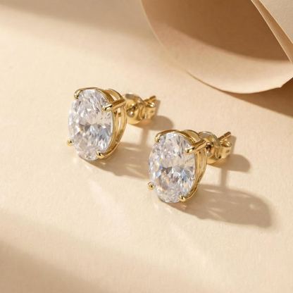 Celestia™ Oval-Cut Sparkle Earrings