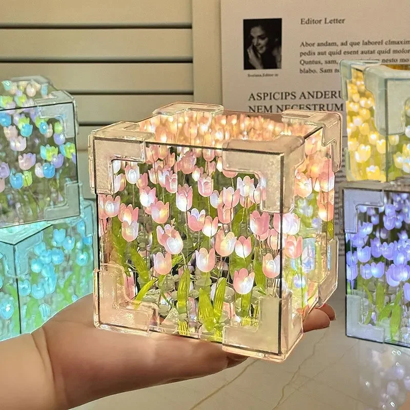 Bloomora™ Eternal Bloom Crystal Cube