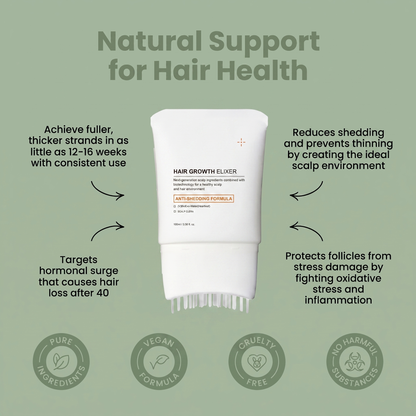 Thicker, Healthier Hair With Vella Hair Growth Elixer