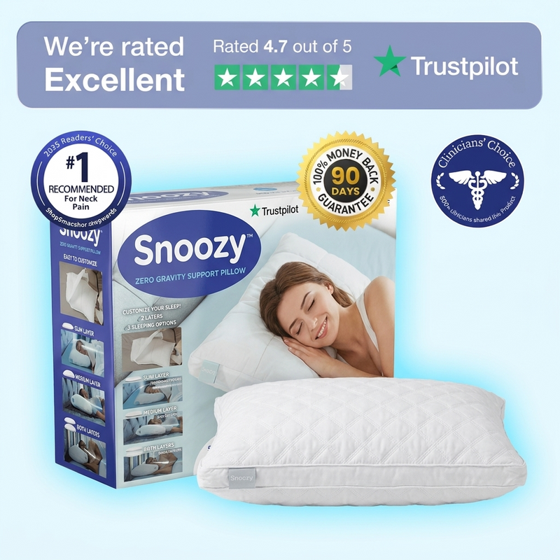 Snoozy adaptive pillow bundle