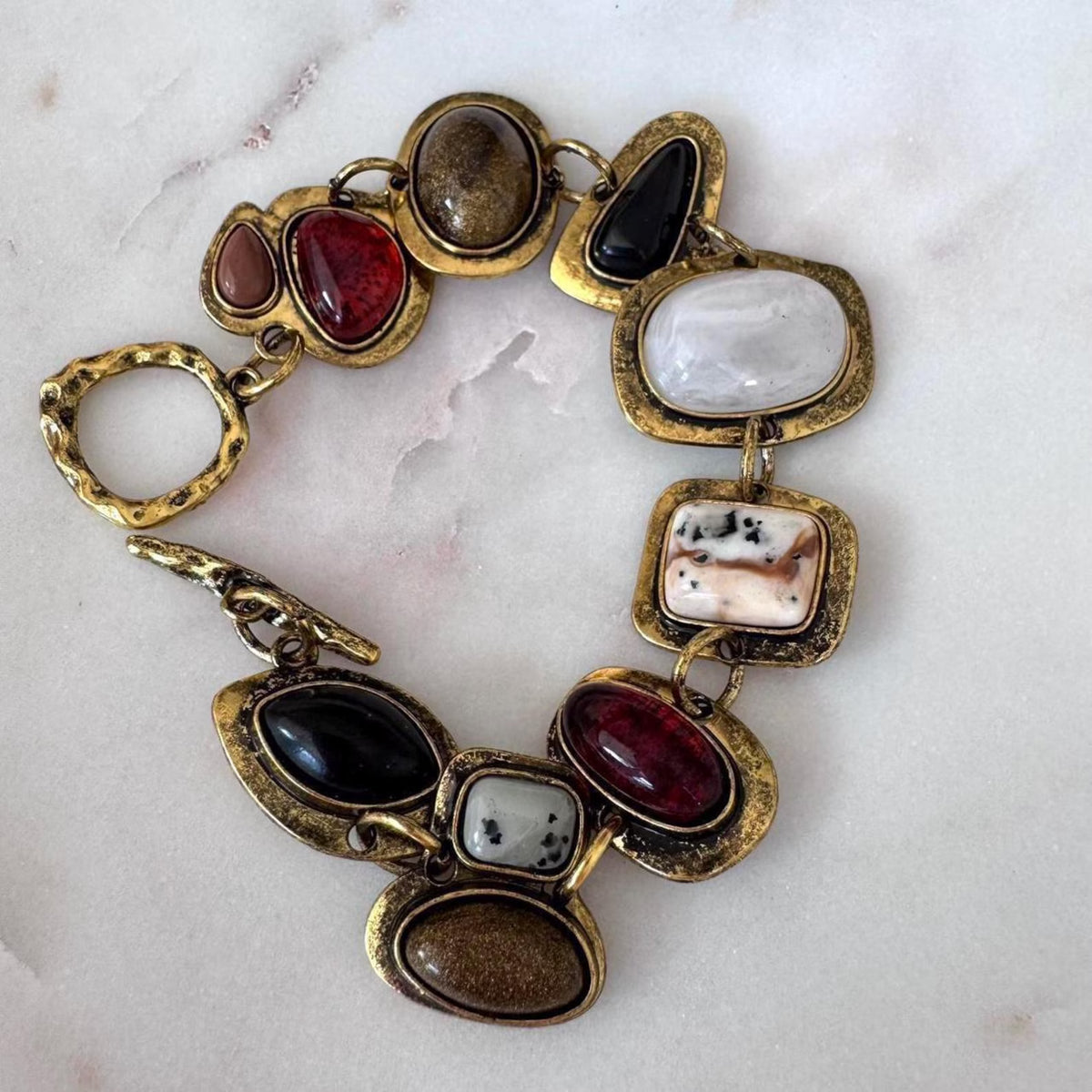 Avery Vintage Gemstone Bracelet